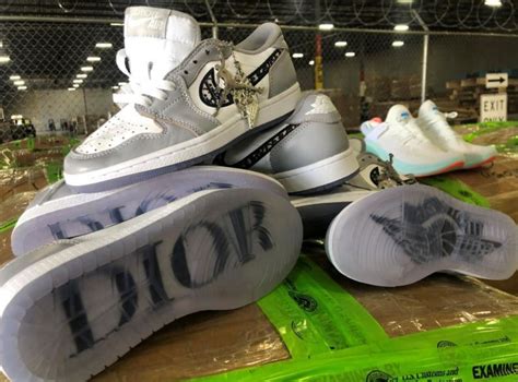 fake dior nike air jordans